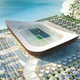 Illustration for article titled Sweeping stadium designs for the 2022 FIFA World Cup in Qatar